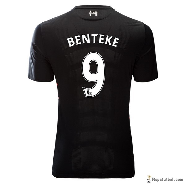 Camiseta Liverpool Replica Segunda Ropa Benteke 2016/17 Negro